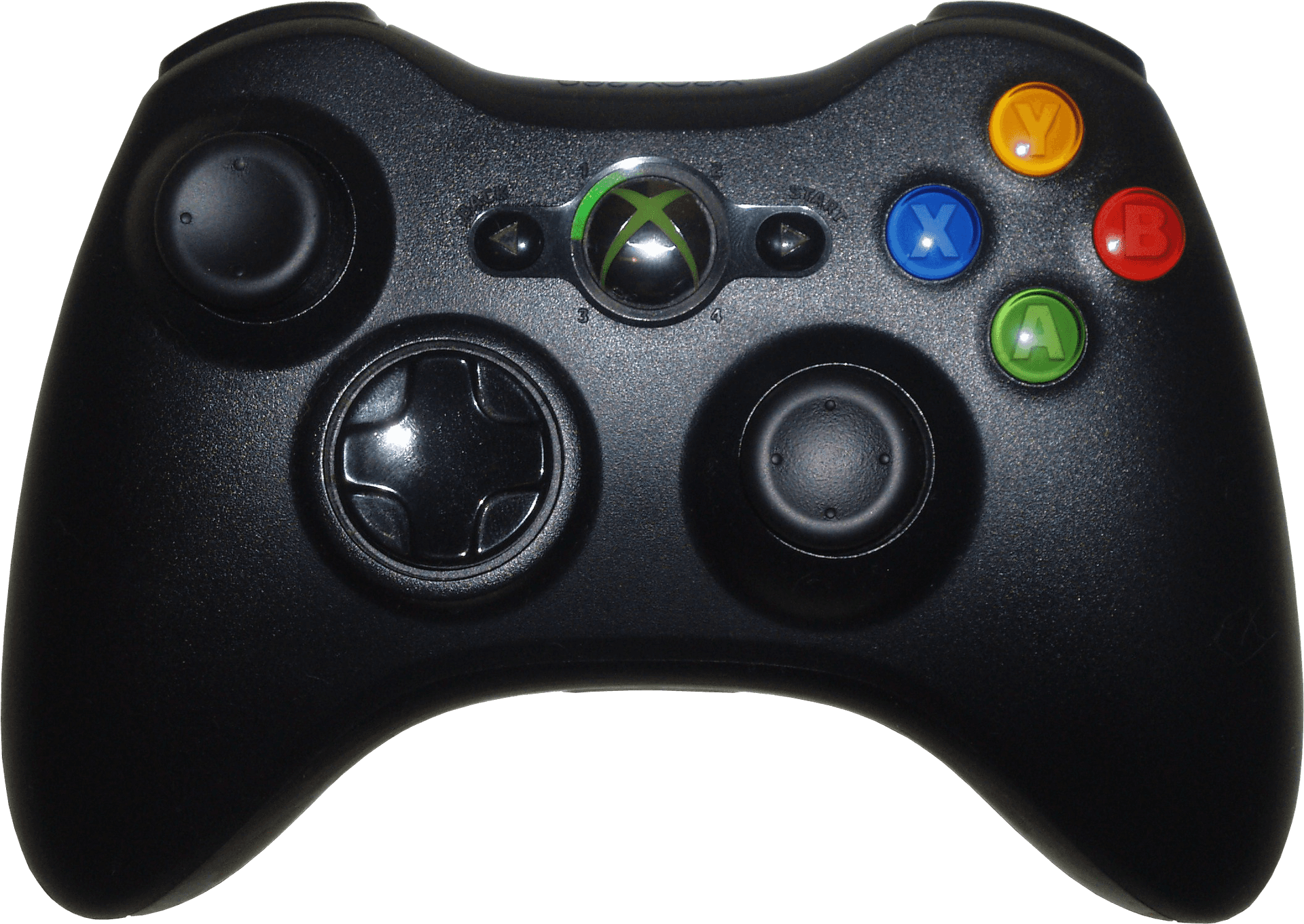 Xbox360 Controller Top View.png PNG