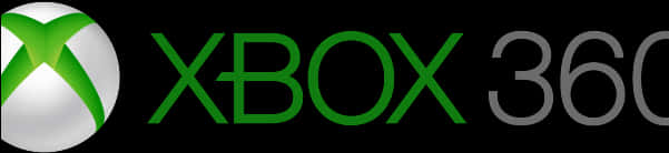 Xbox360 Logoon Black Background PNG