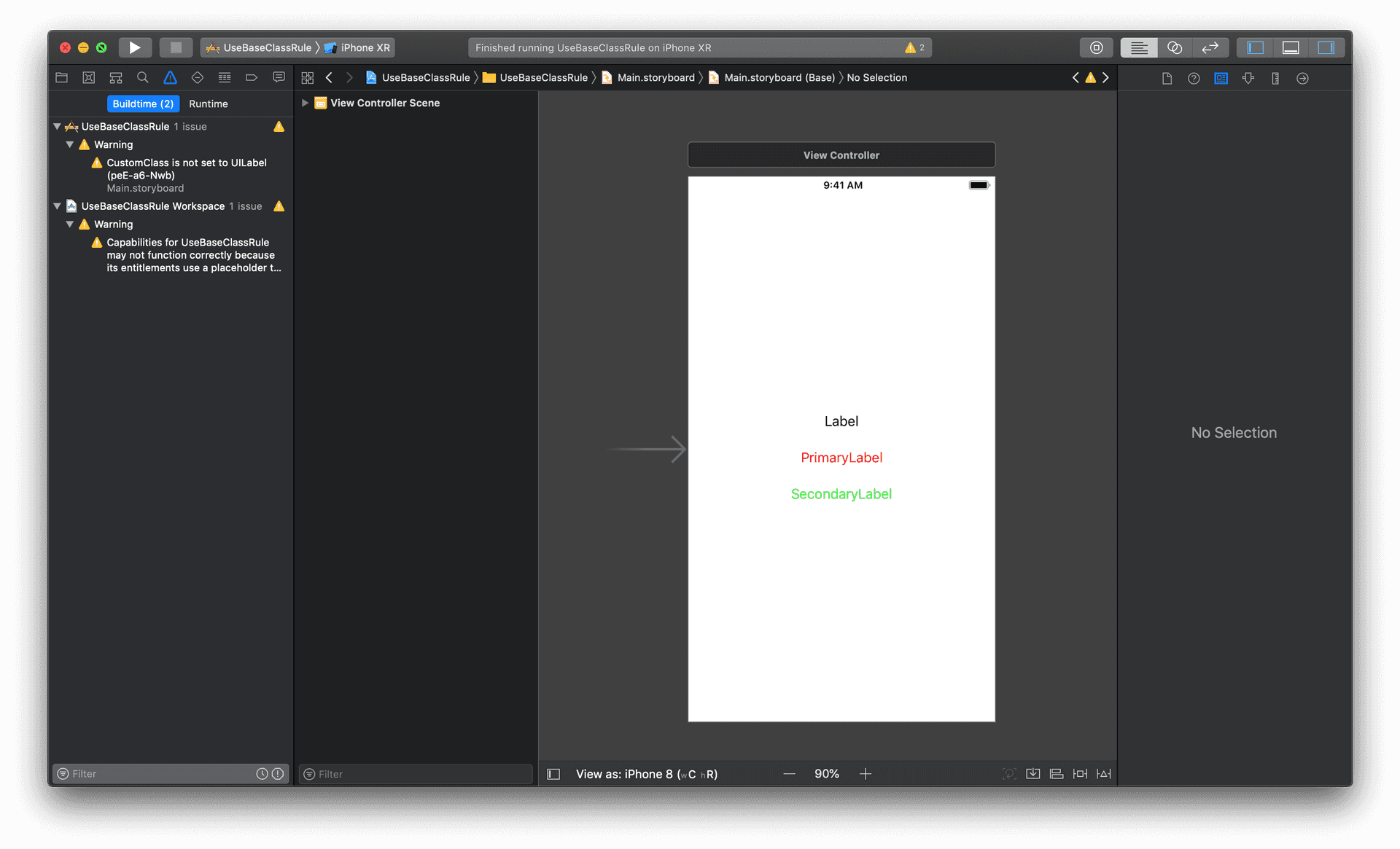 Xcode Storyboard Previewi Phone X R PNG