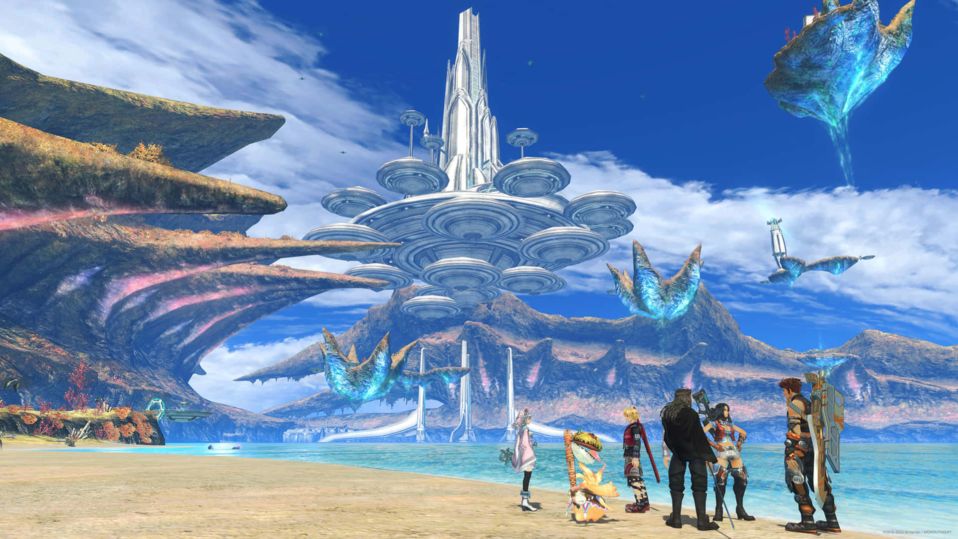 Witness the magical beauty of Xenoblade Wallpaper