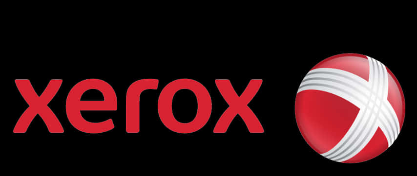 Xerox Logo Redand White PNG