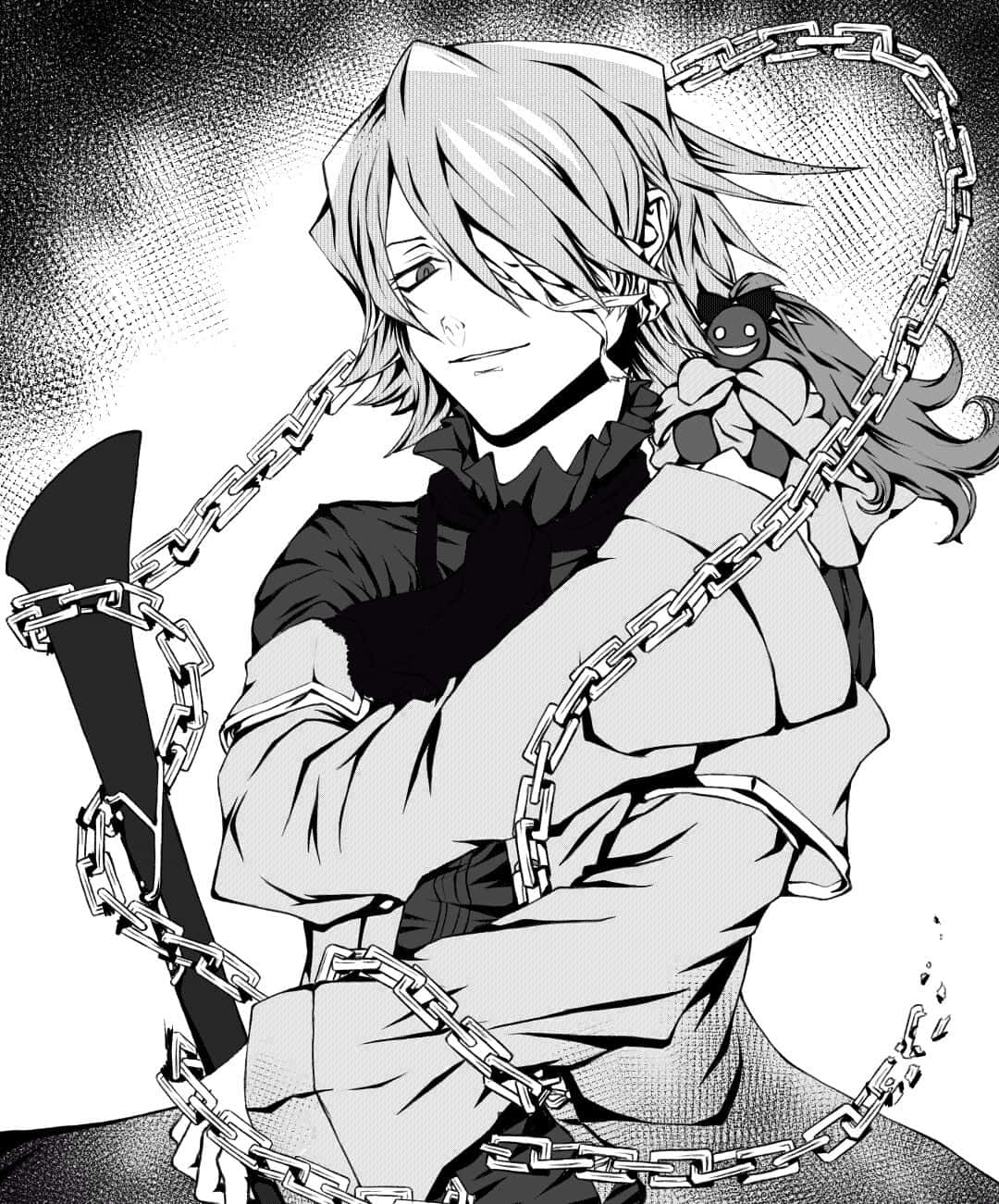 Xerxes Break, The Beloved Character From Pandora Hearts In An Impressive Illustration. Wallpaper