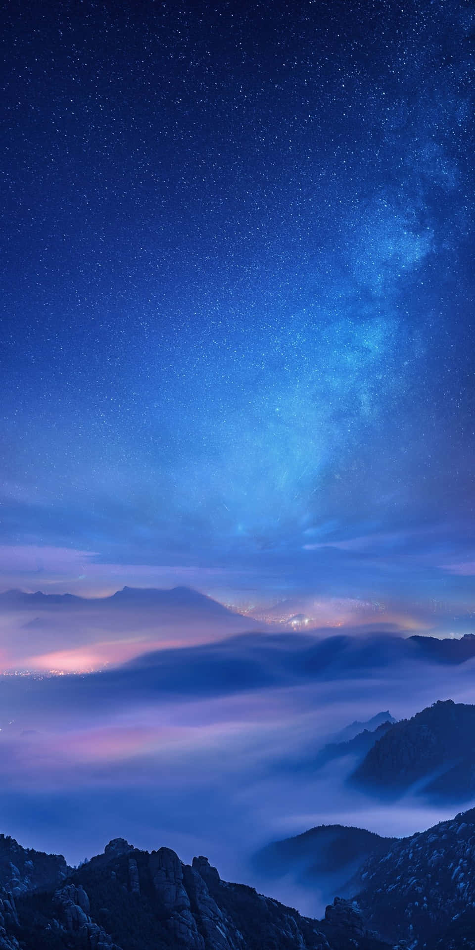 Xiaomi Smartphone with an Abstract Digital Wallpaper