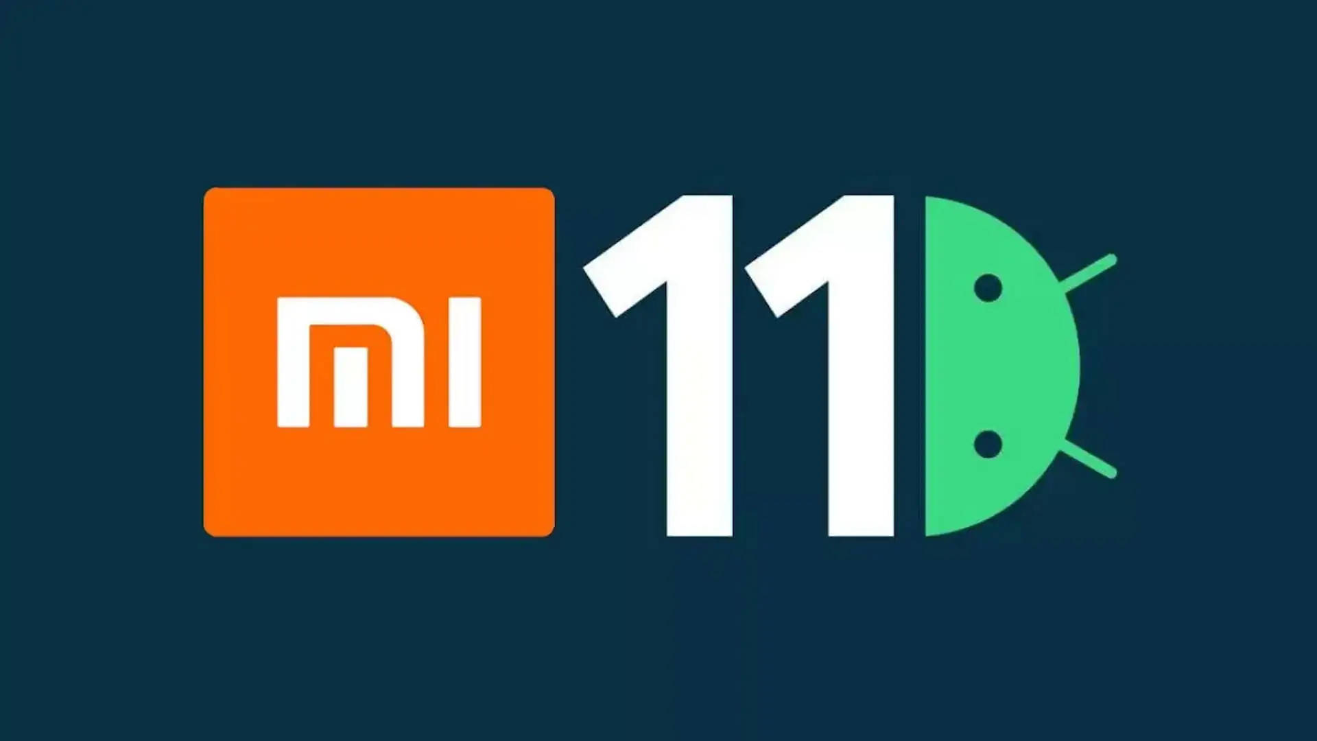 Xiaomi And Android 11 Logos Wallpaper