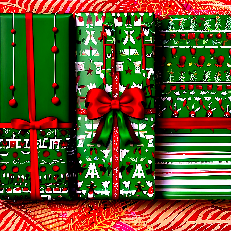 Download Xmas Gift Wrap Patterns Png 50 | Wallpapers.com