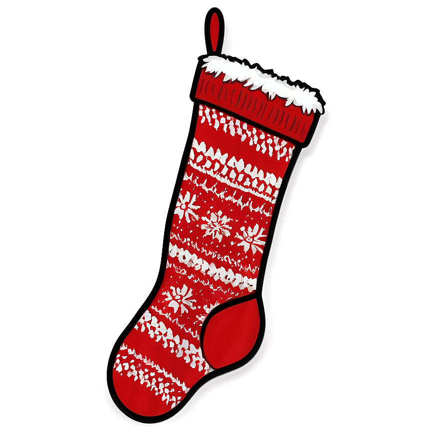 Xmas Knit Stocking Patterns Png Vqr32 PNG