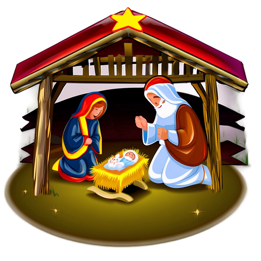 Download Xmas Nativity Scene Png Fts75 | Wallpapers.com