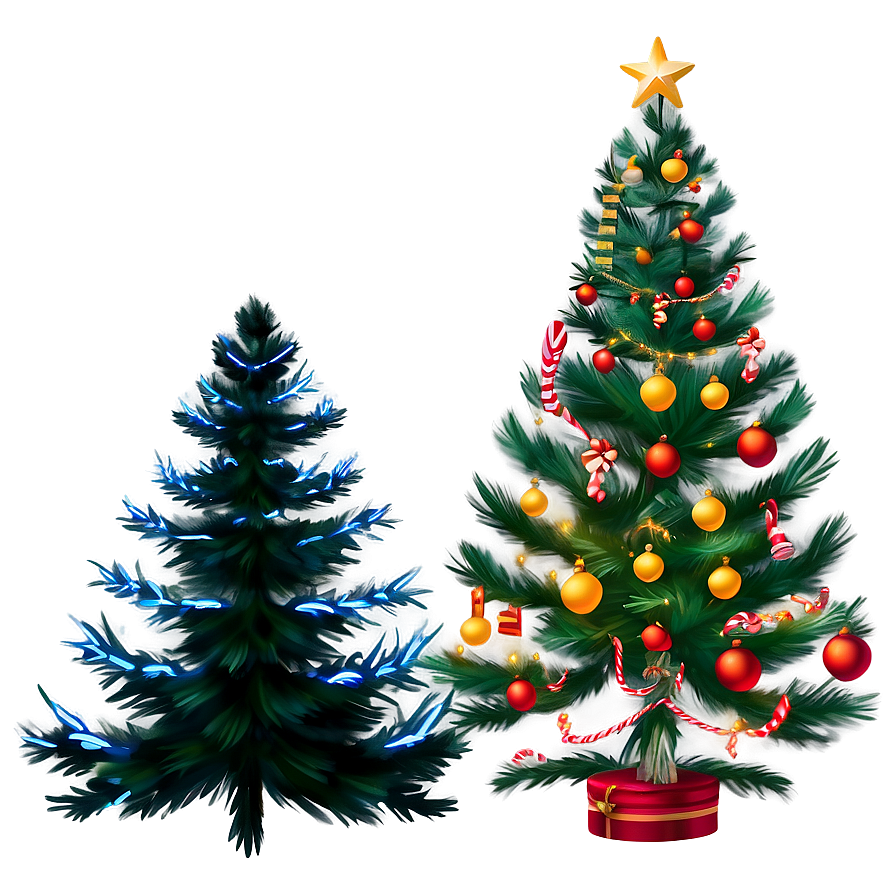 Xmas Tree Sketch Png Gru PNG