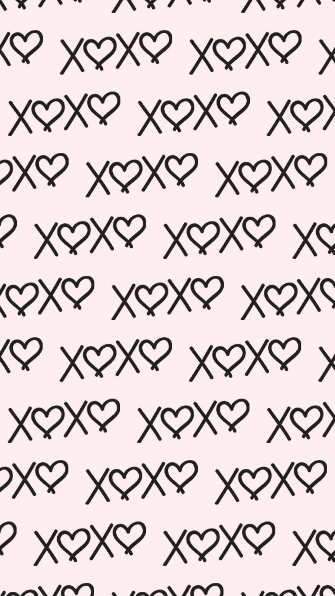 Xoxo Hearts Cute Iphone Lock Screen Wallpaper