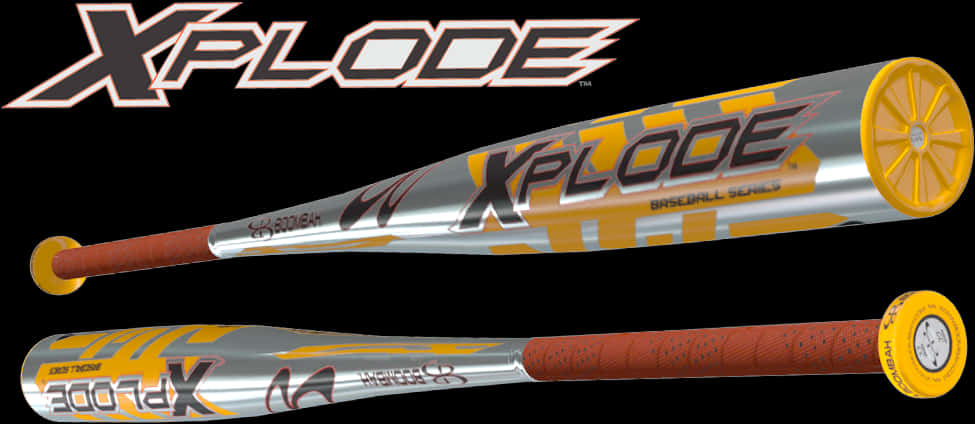 Xplode Baseball Bat Design PNG