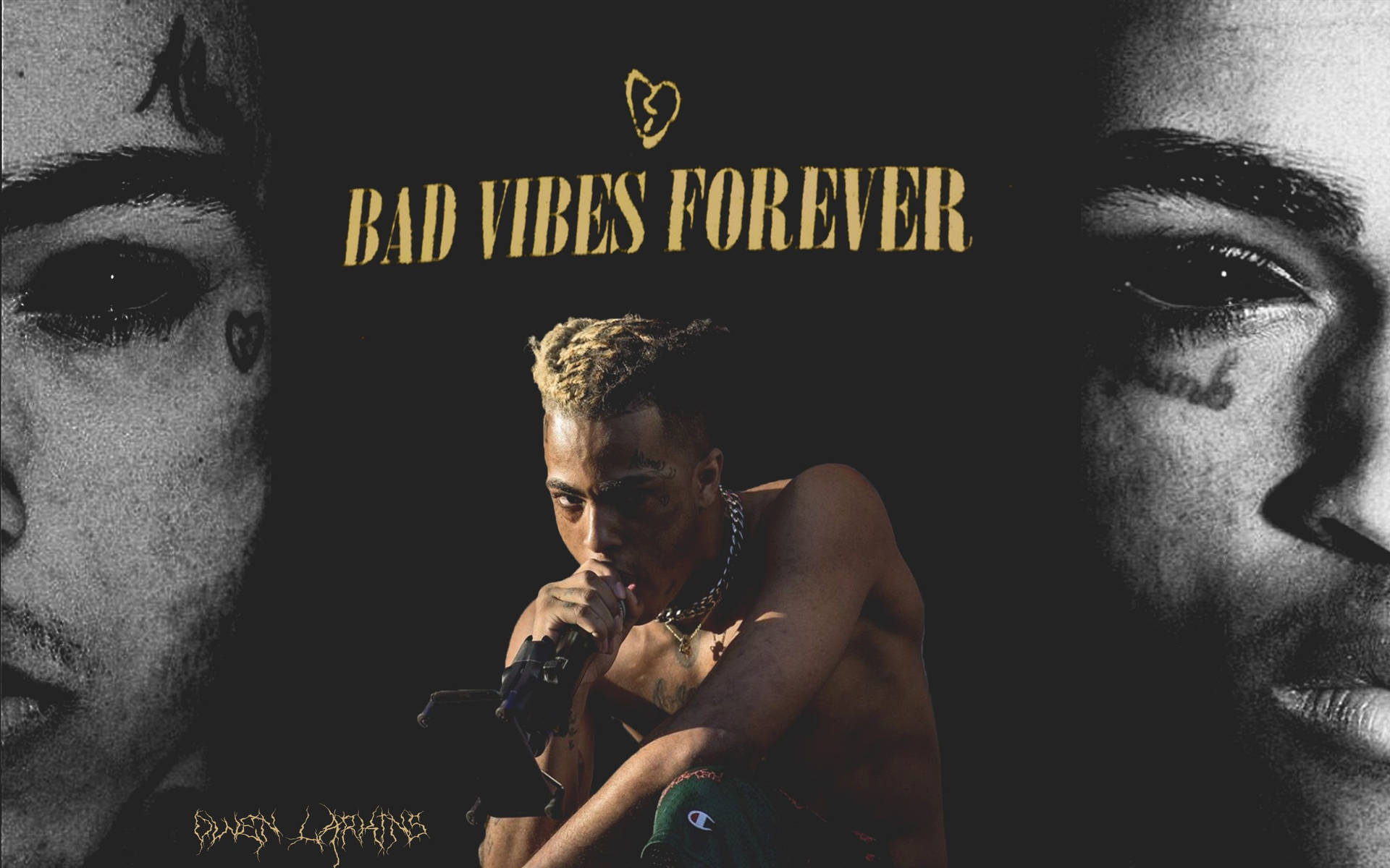 Poster „xx Tentacion Bad Vibes Forever“ Wallpaper