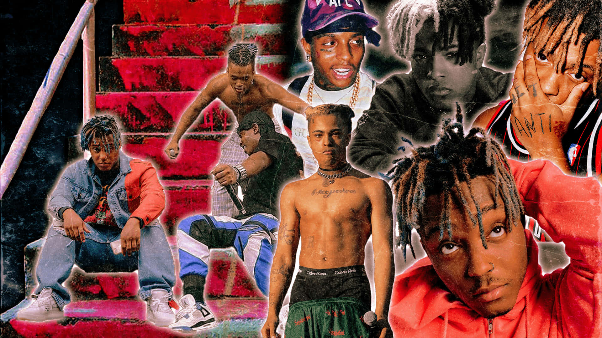 The Phenomenal Hip Hop Duo, XXXTentacion and Juice Wrld Wallpaper