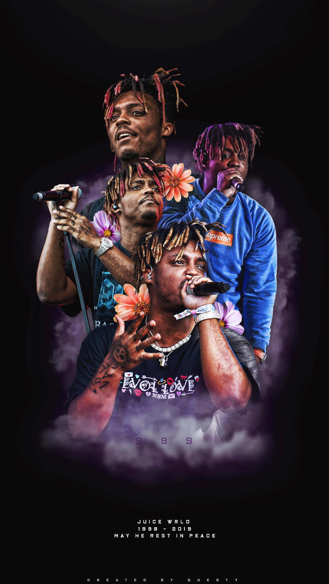 The late Xxxtentacion and Juice Wrld performing at their joint tour, Legends Never Die. Wallpaper