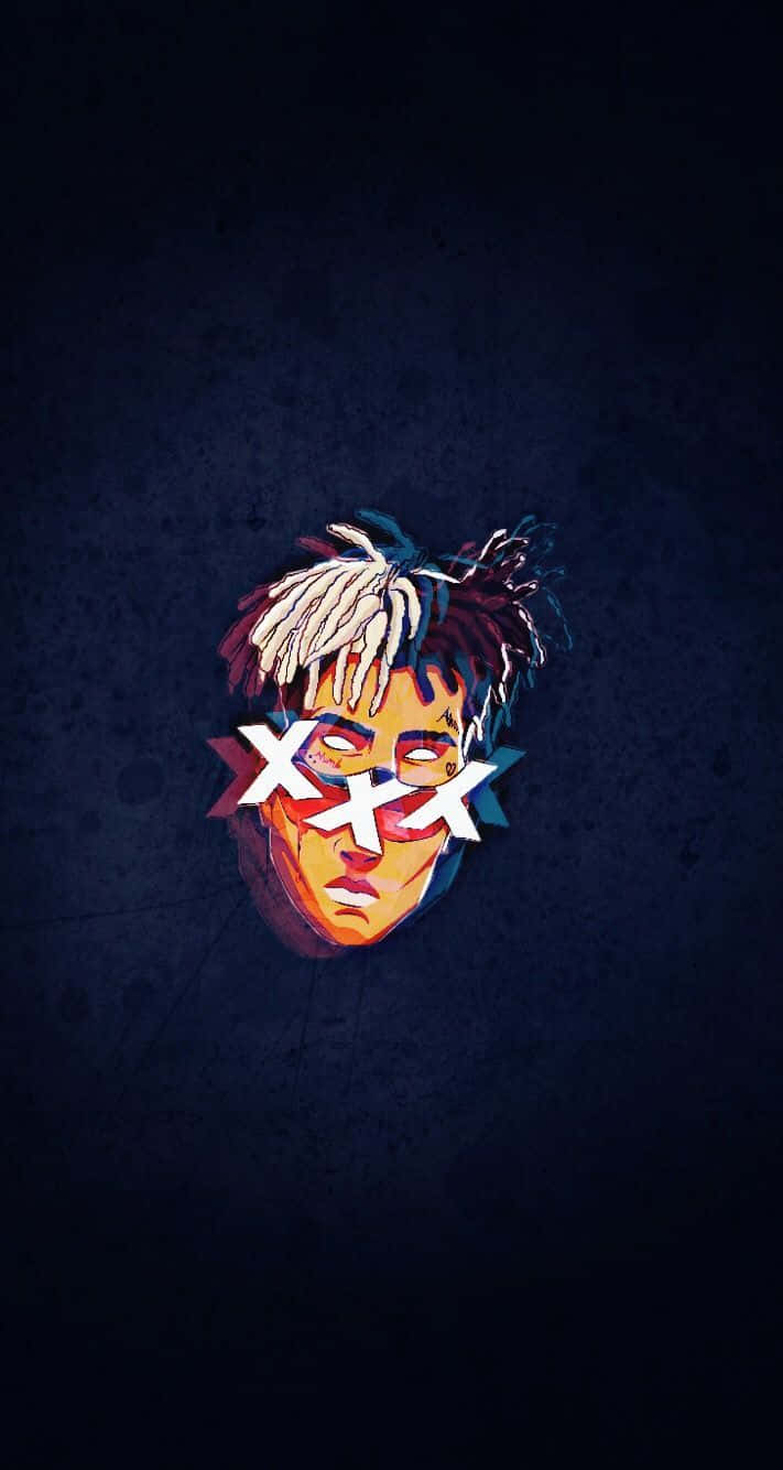 XXXTentacion Bad With Glitch Effect Wallpaper
