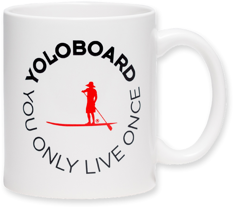 Y O L O Board Motivational Coffee Mug PNG