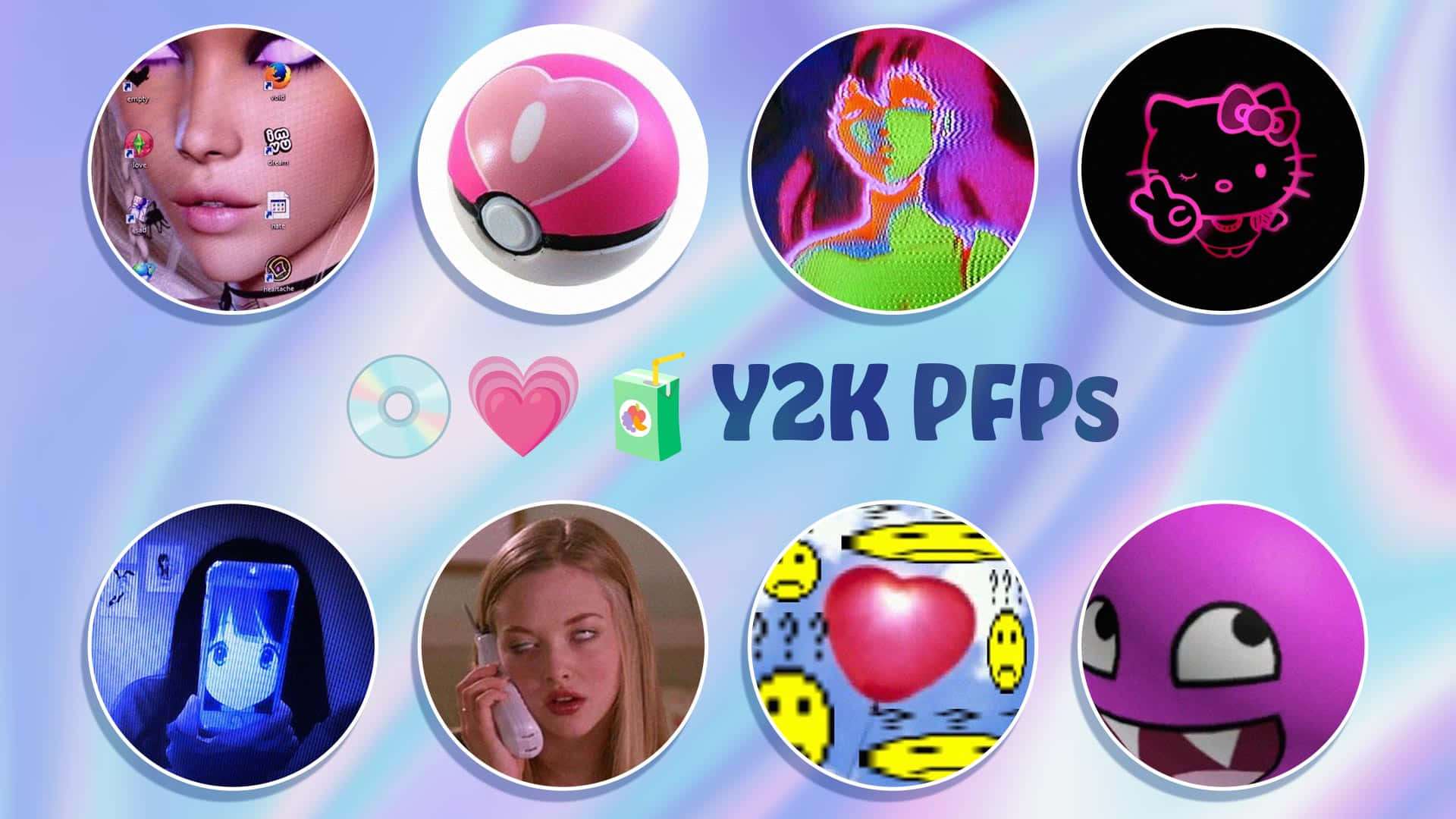 Y2 K Aesthetic Profile Pictures Collection Wallpaper
