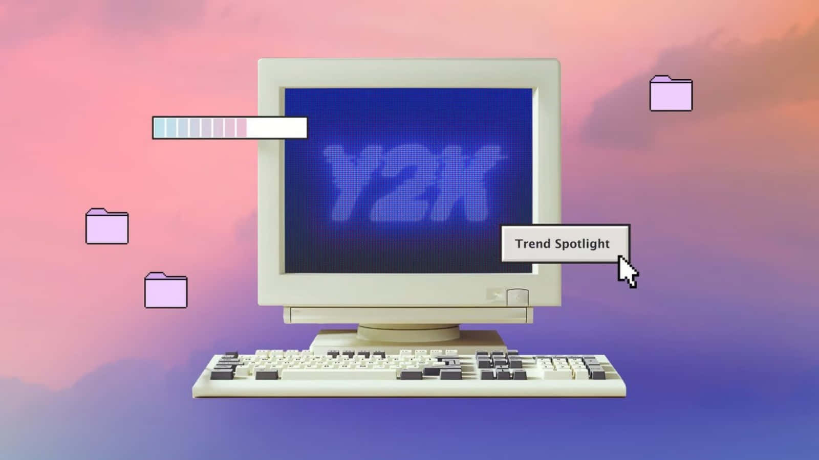 Eincomputer Mit Dem Wort Y2k Darauf