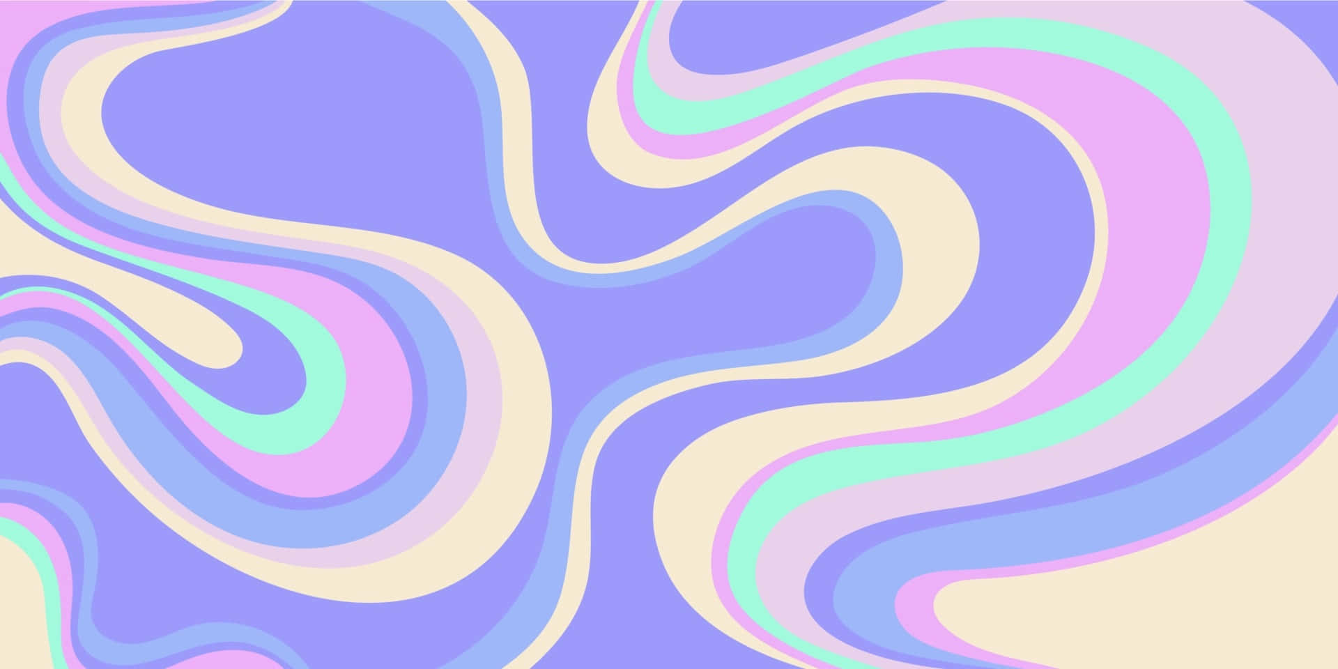 A Colorful Abstract Background With Wavy Lines
