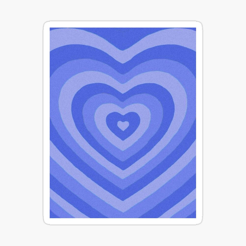Y2k Hearts In Purple Colour Wallpaper