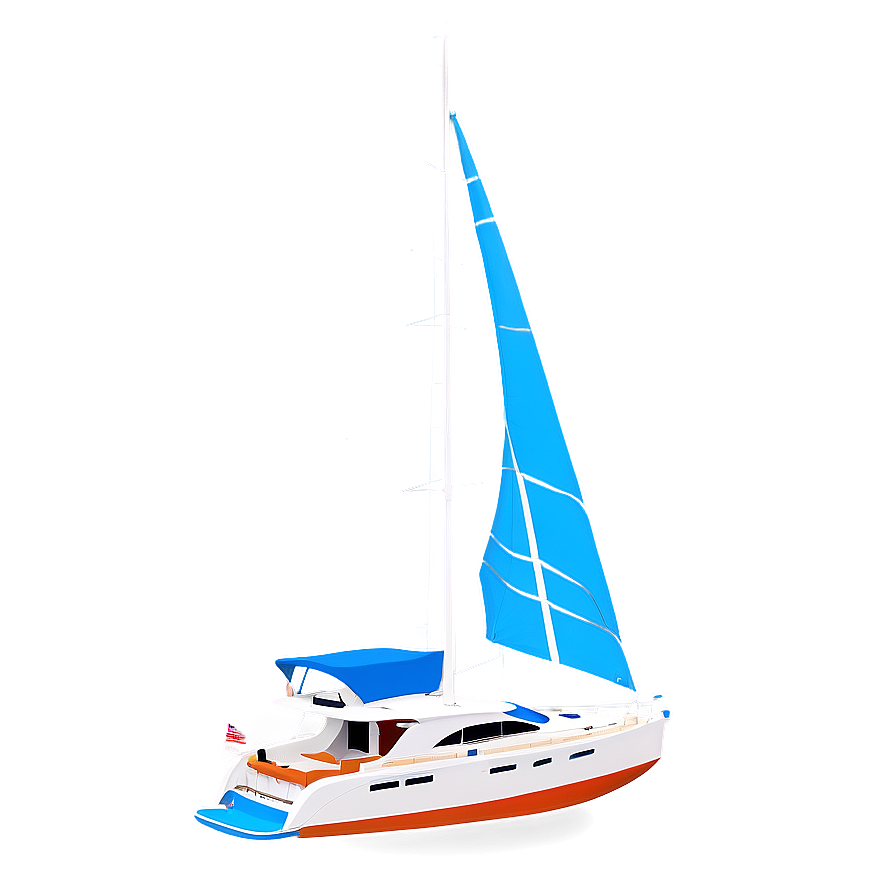 Yacht On Tropical Waters Png Kqj66 PNG