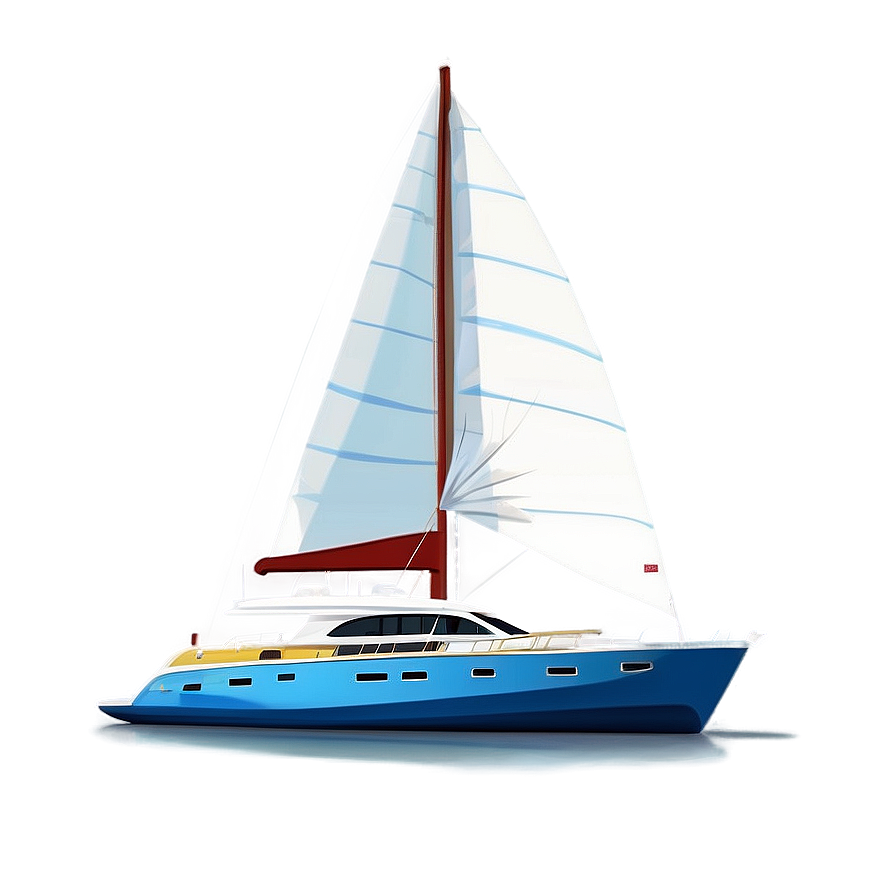 Yacht On Tropical Waters Png Vwp87 PNG