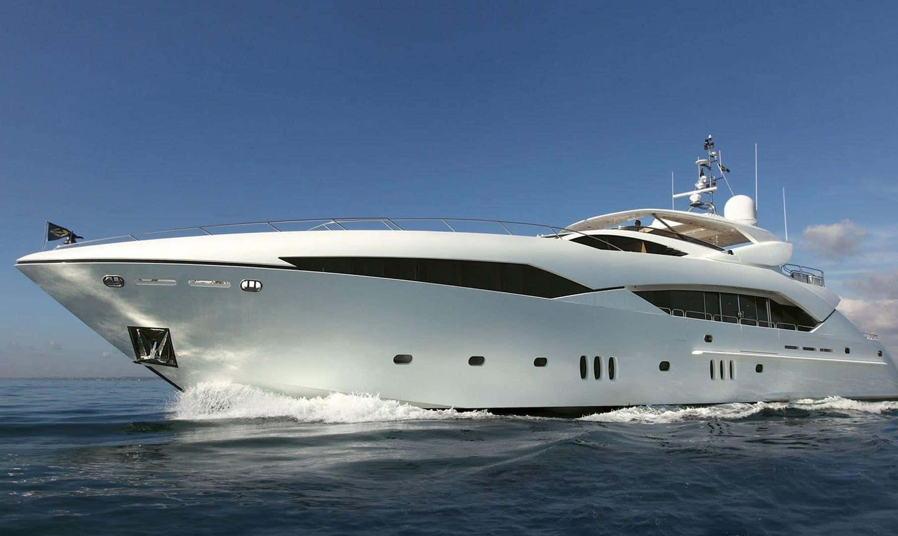 Glistening Luxury Yacht