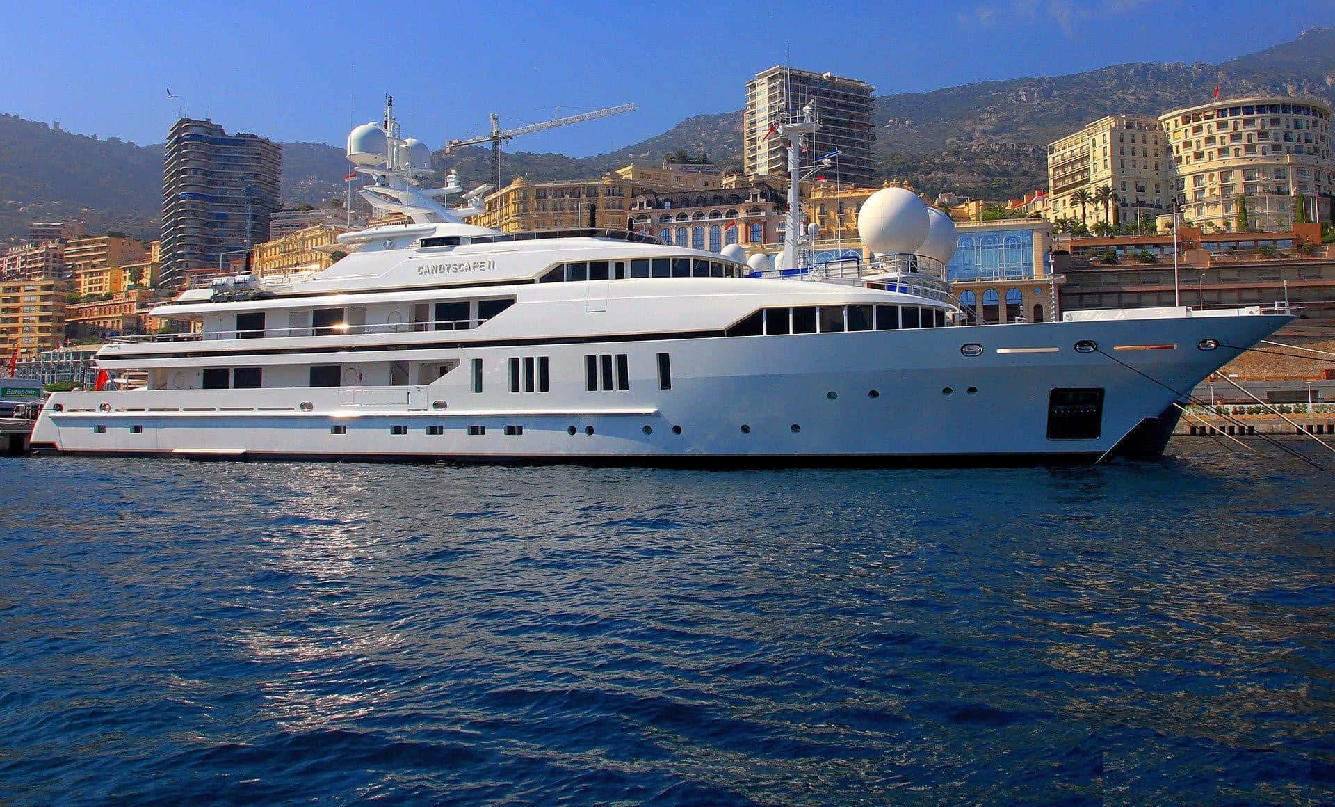 Luxury Yacht Cruising In Paradise