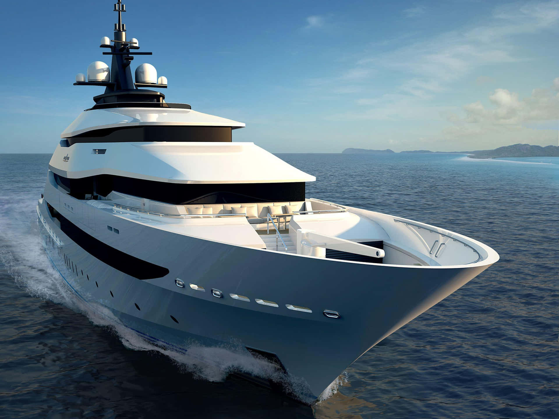 Enjoy a luxurious journey at sea on your own private yacht