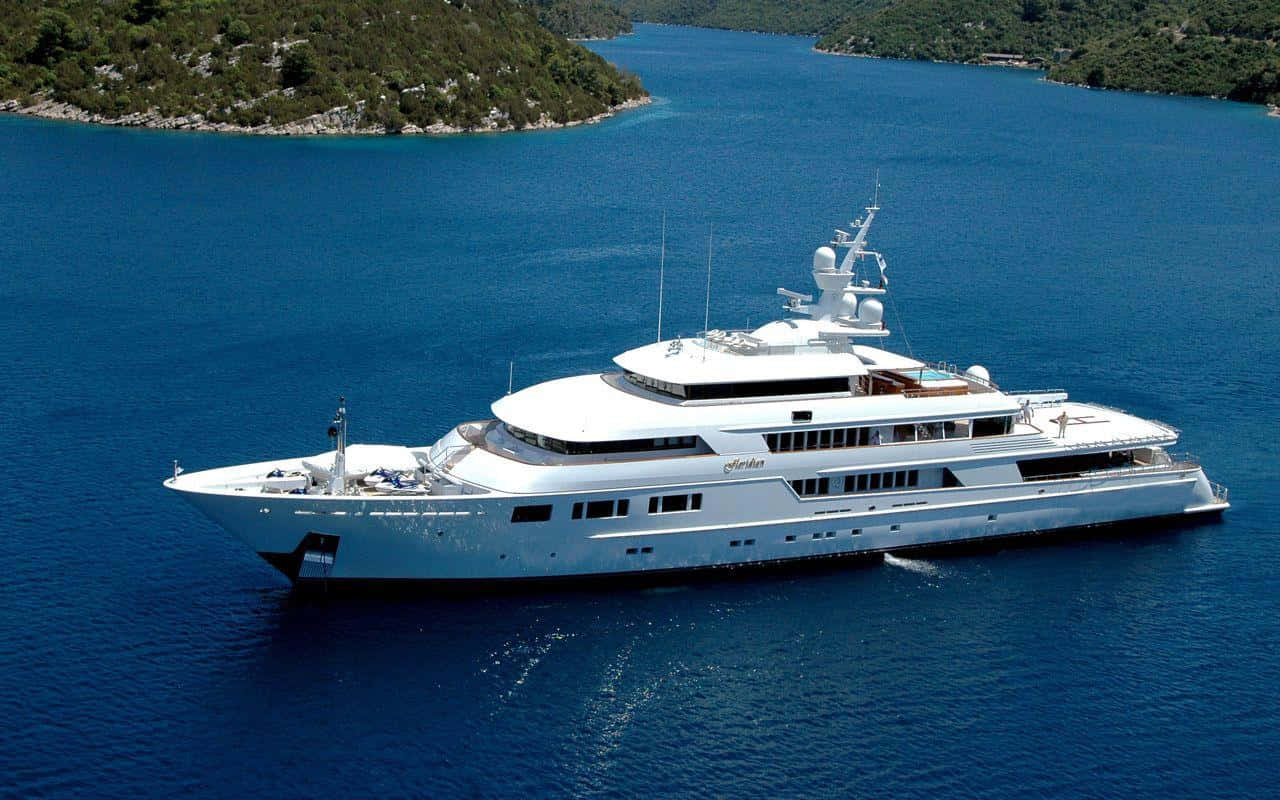 Luxurious Yacht on a Calm Sea