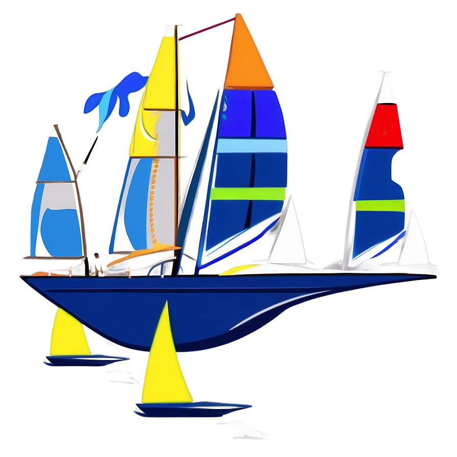 Yacht Racing Finish Line Png Qql32 PNG