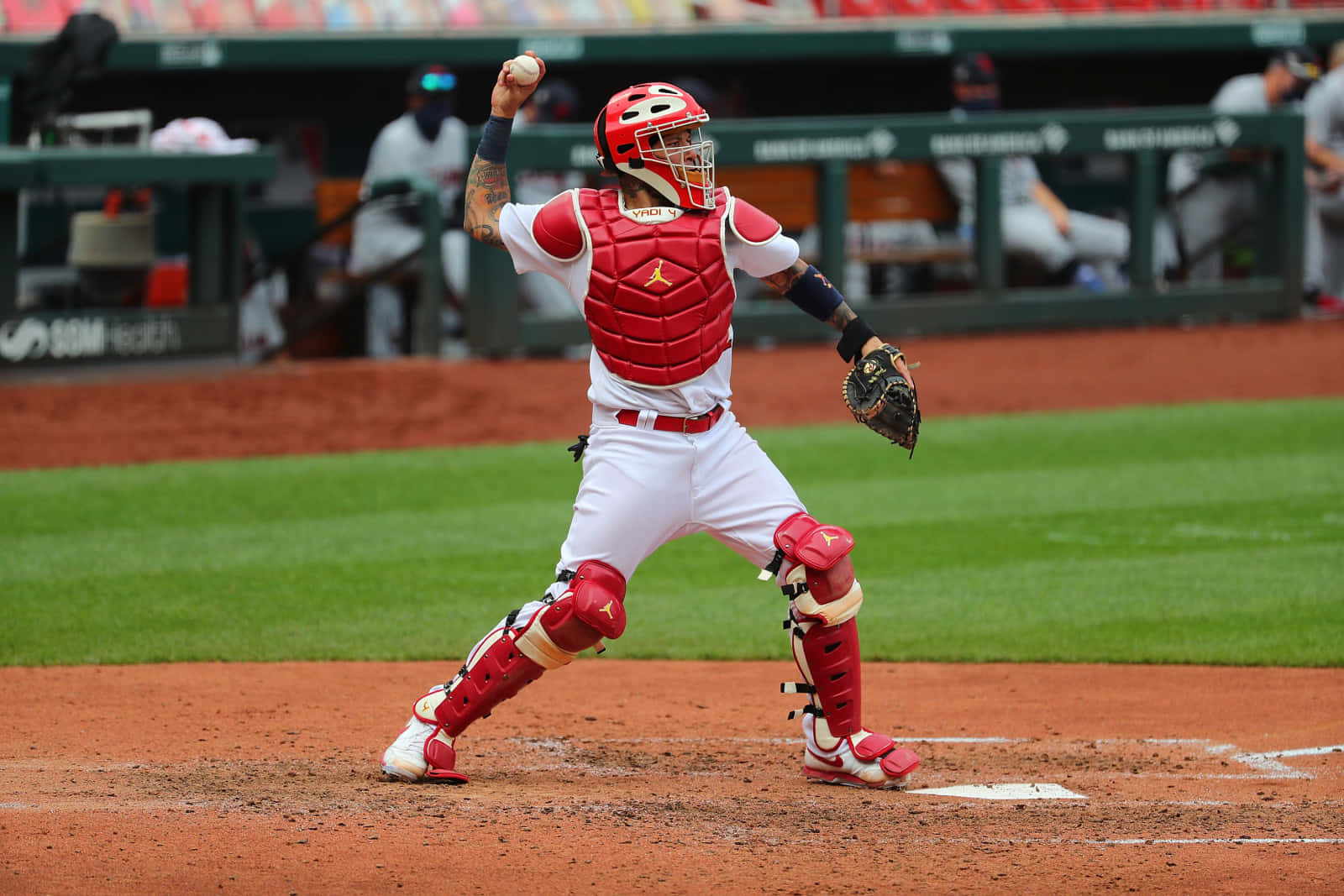 Download Yadier Molina, 9x All-Star catcher for the St. Louis