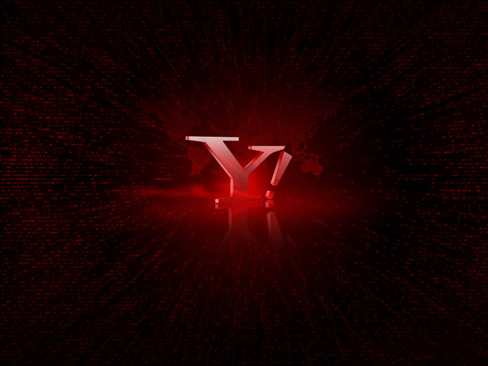 A Red Logo With A Red Background