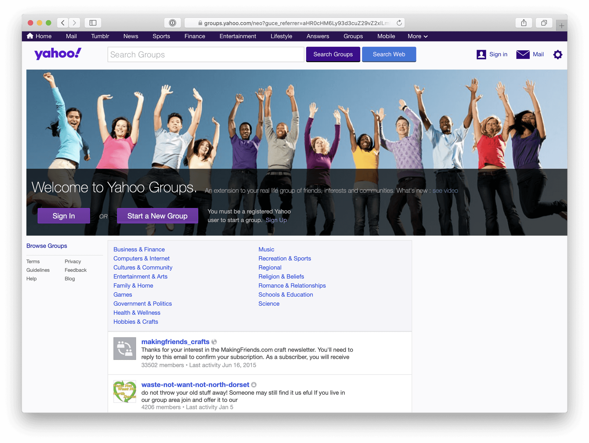 Yahoo Groups Celebration PNG