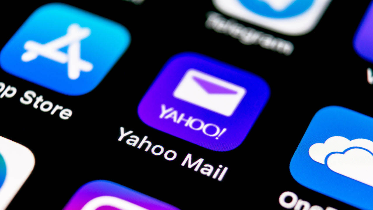 Iconadi Yahoo Mail Per Apple. Sfondo