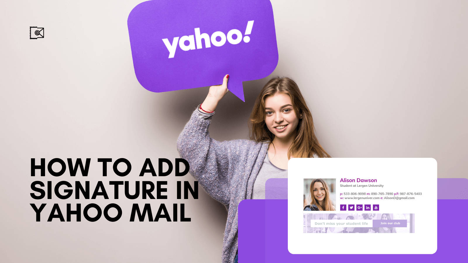 Firmade Yahoo Mail Fondo de pantalla