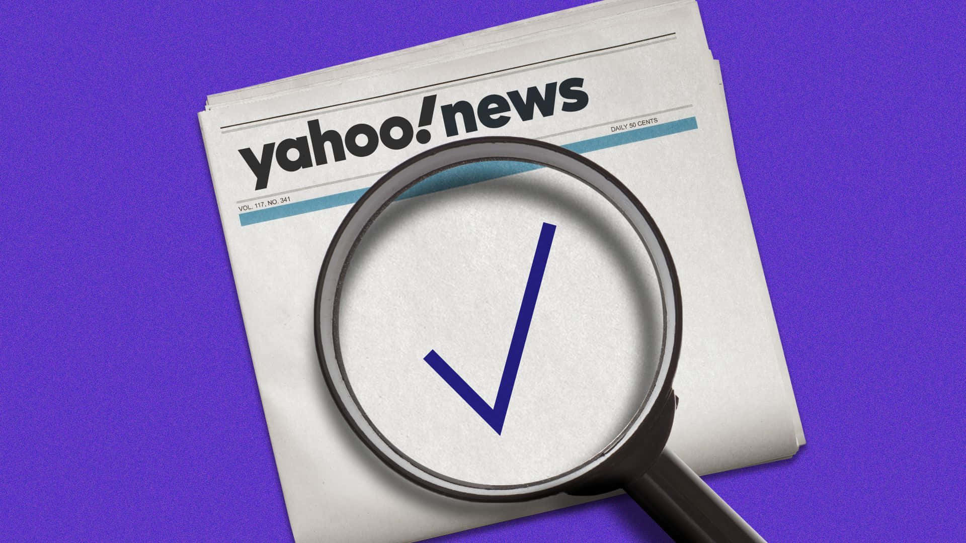 Yahoo News With A Magnifying Glass