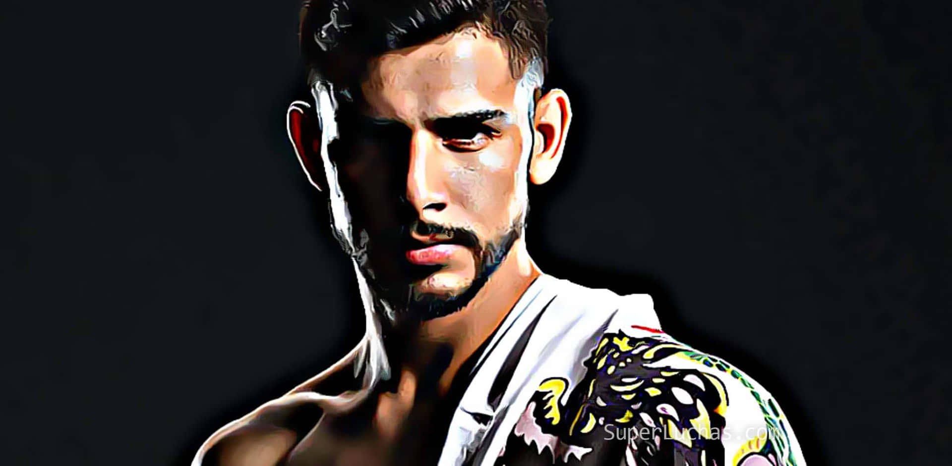 Yair Rodríguez In The Ufc Octagon Wallpaper