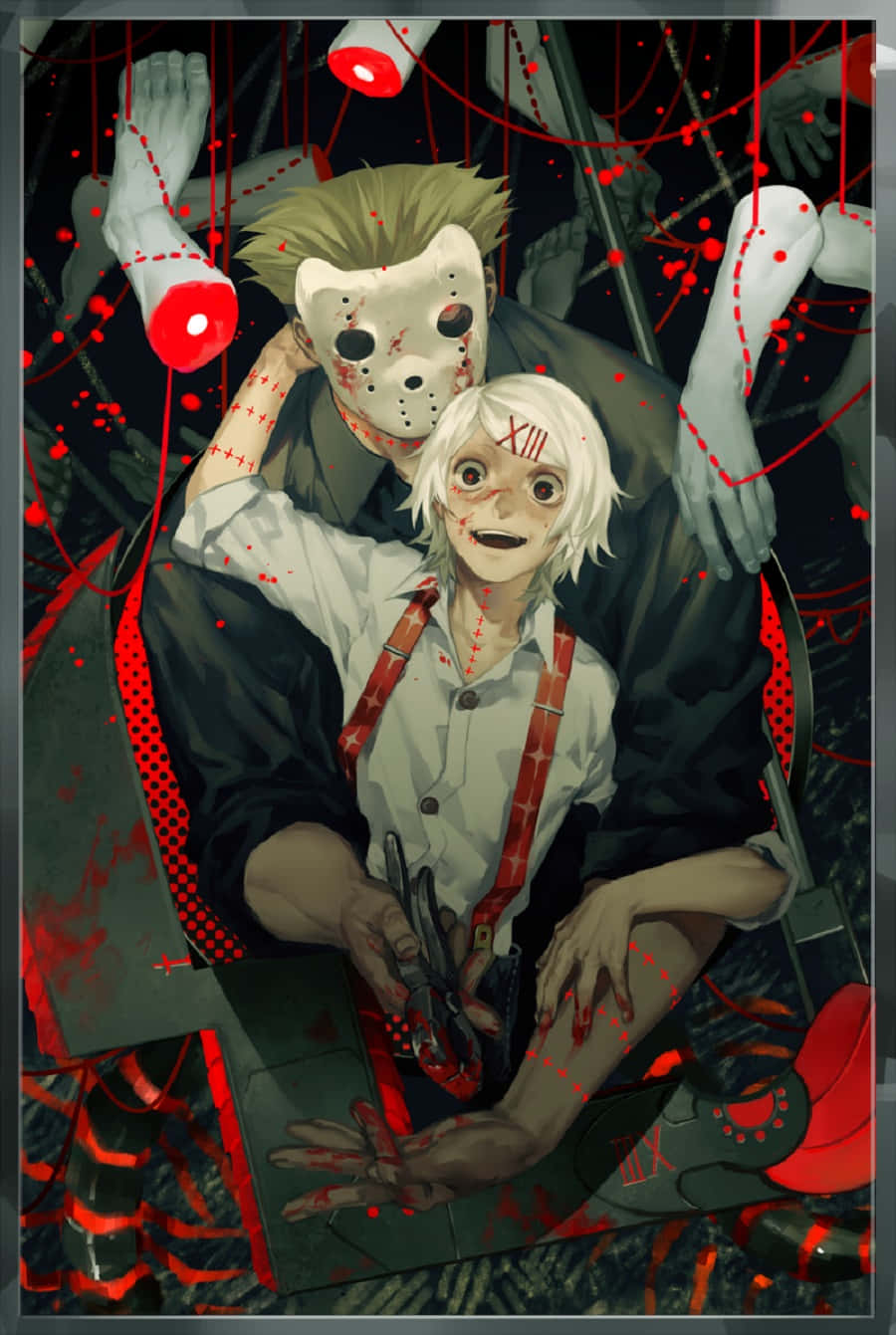 Caption: Yakumo Oomori, aka Jason, from Tokyo Ghoul Wallpaper