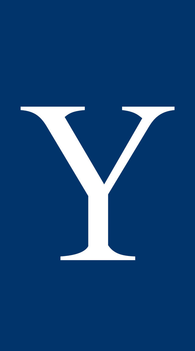 Yale University's Distinct Greek Upsilon Logo Wallpaper