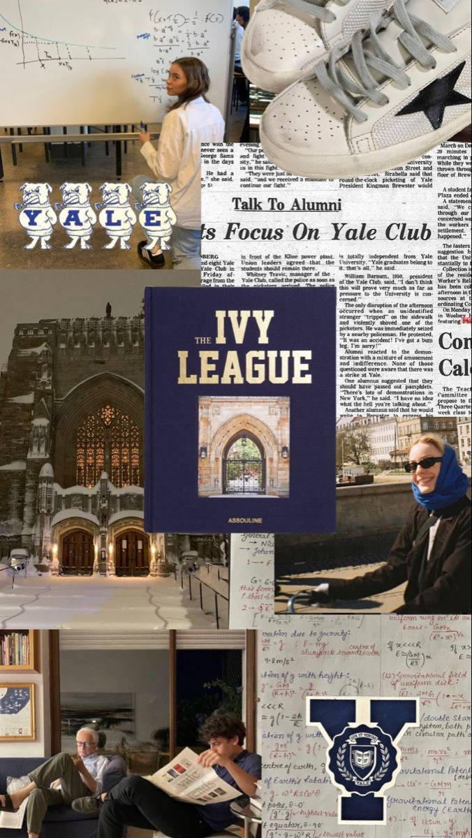 Yale University School Life Collage Wallpaper