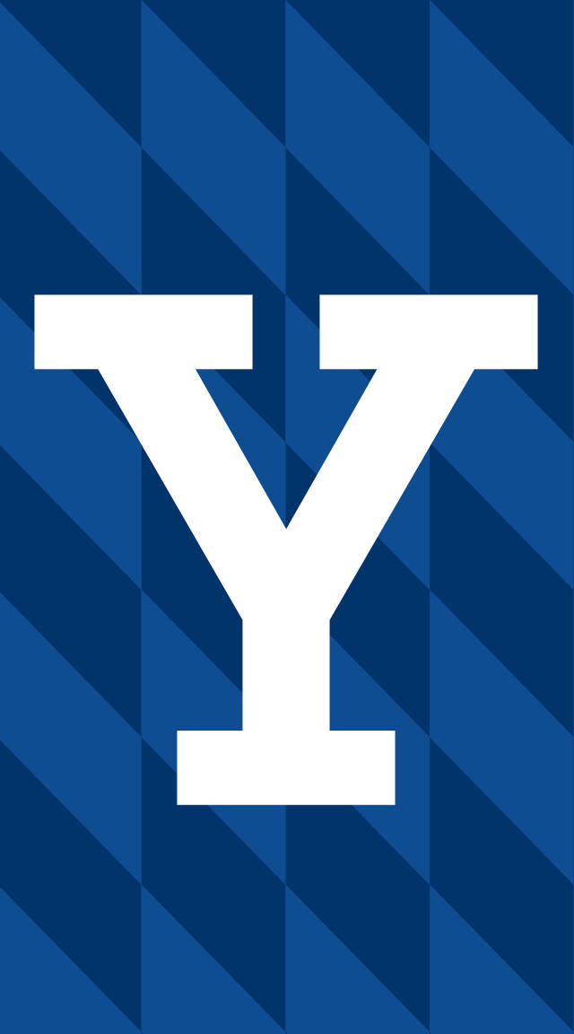 Yale University Y Bold Typeface baggrundsdesign Wallpaper