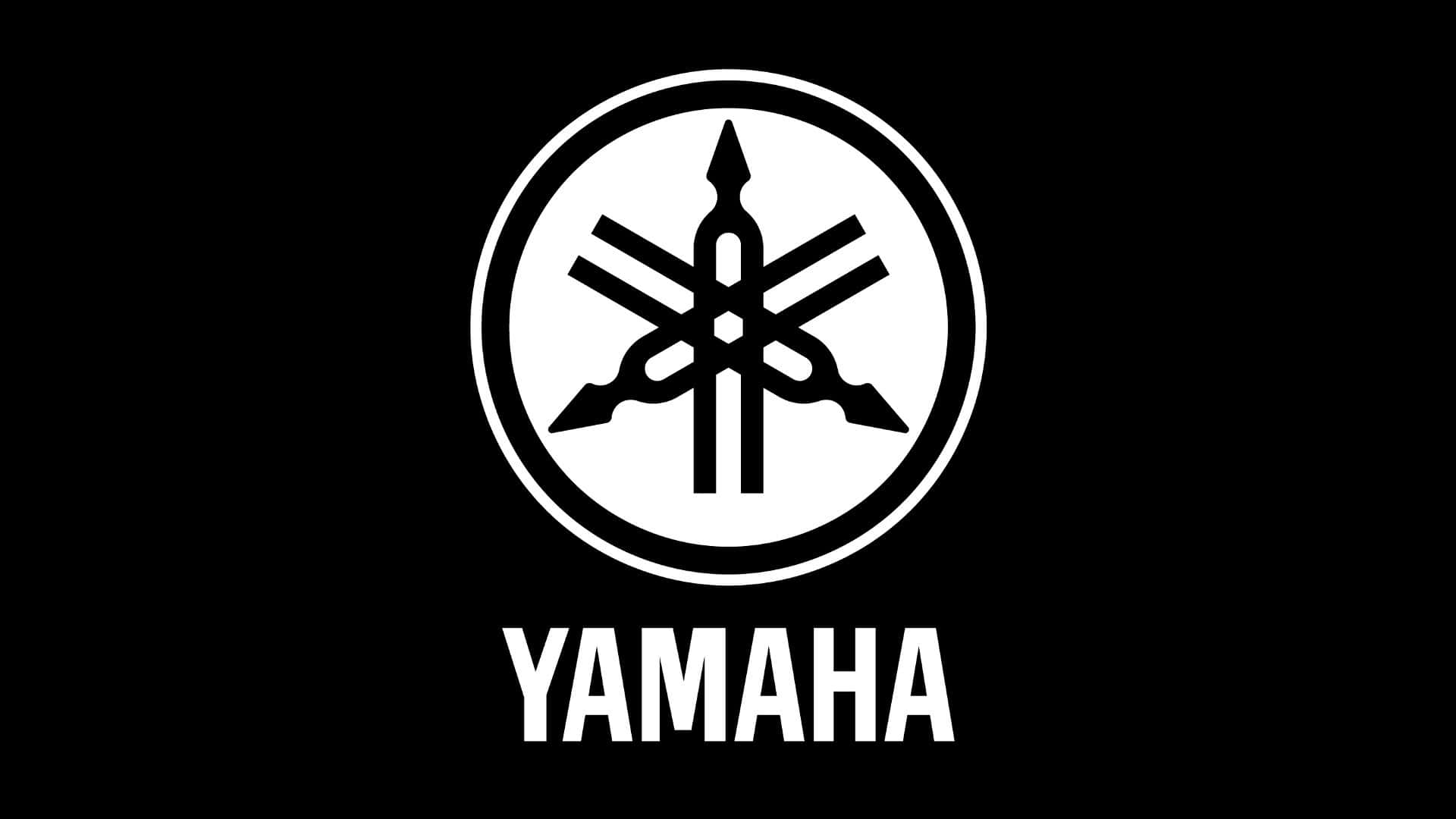 Yamaha Logo Zwarte Achtergrond Achtergrond