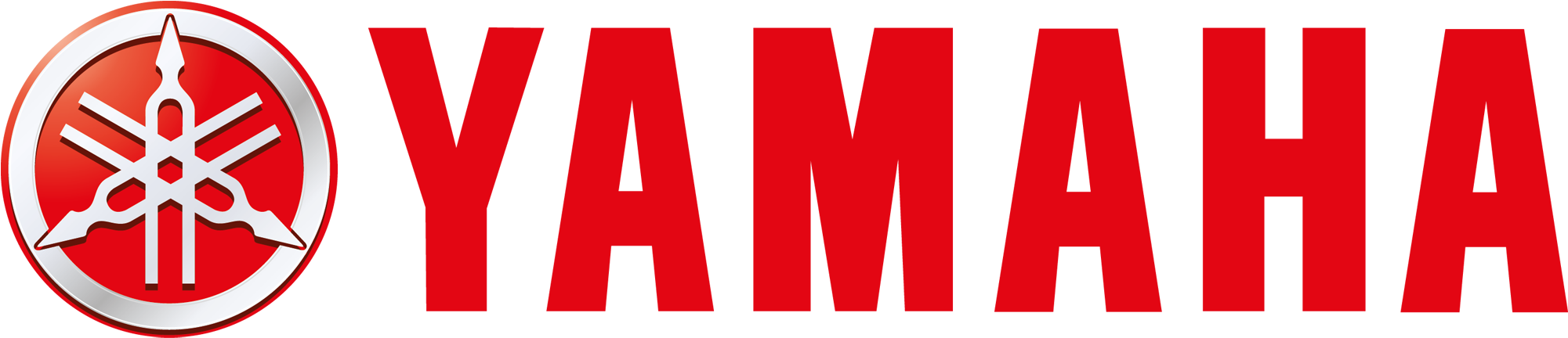 Yamaha Logo Redand White PNG