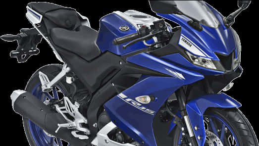 Yamaha R15 Blue Motorcycle PNG