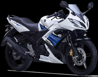 Yamaha R15 Sportbike Profile PNG