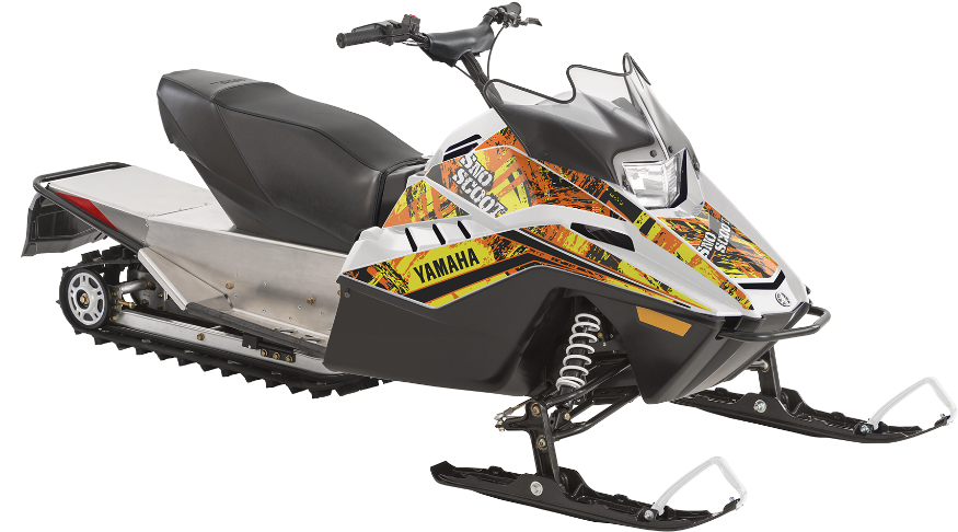 Yamaha Snowmobile Action Graphic Wrap PNG