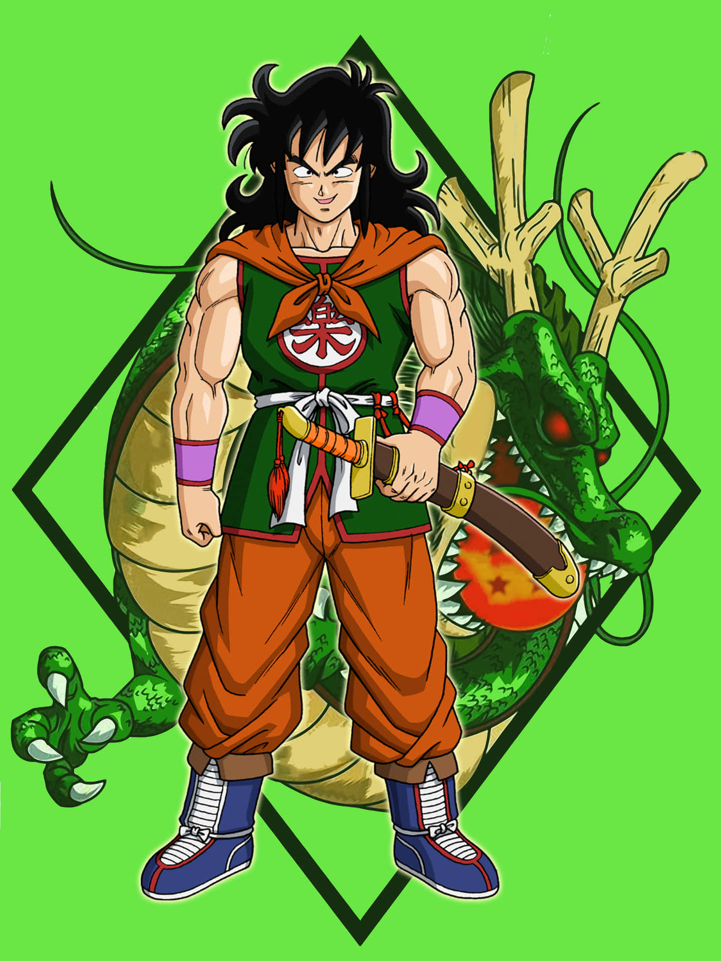 Yamcha, the courageous and tenacious fighter of the Dragon Ball universe. Wallpaper
