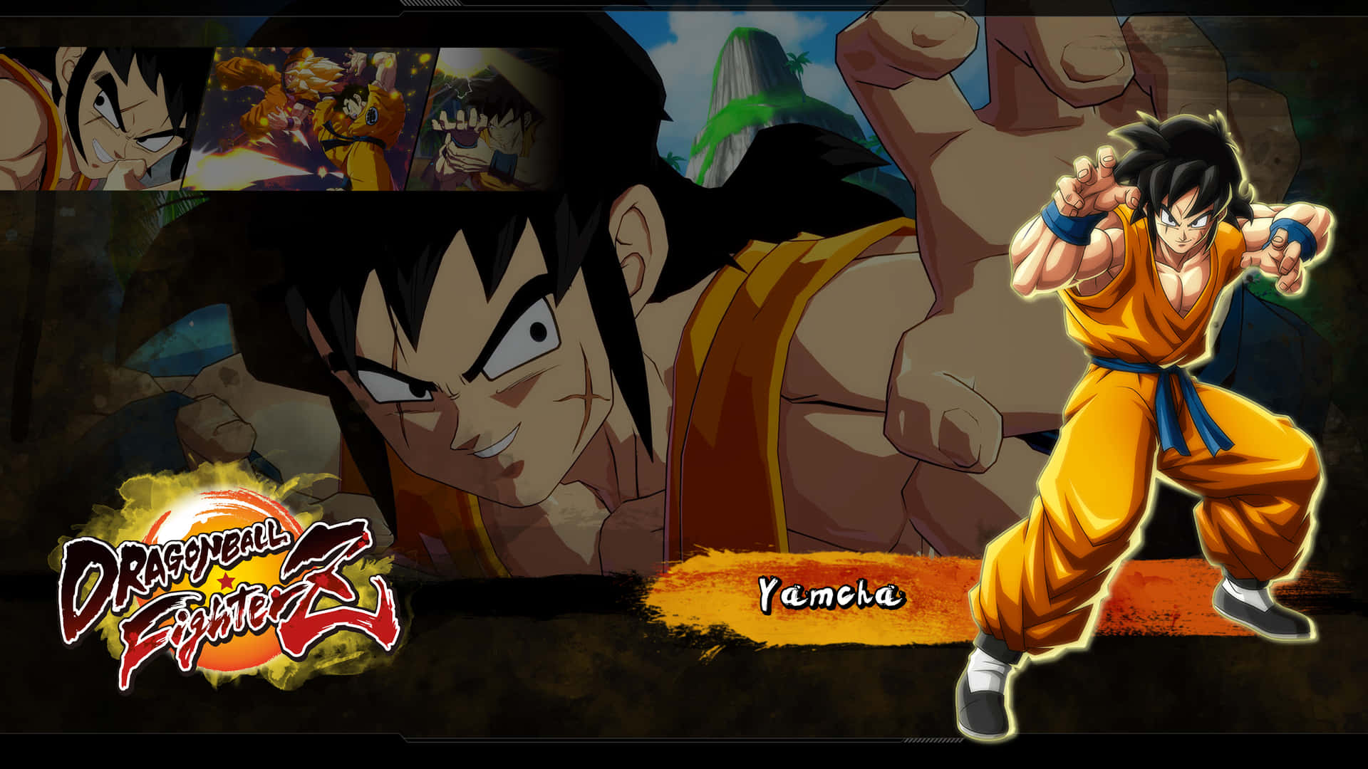 Yamcha in Action Wallpaper