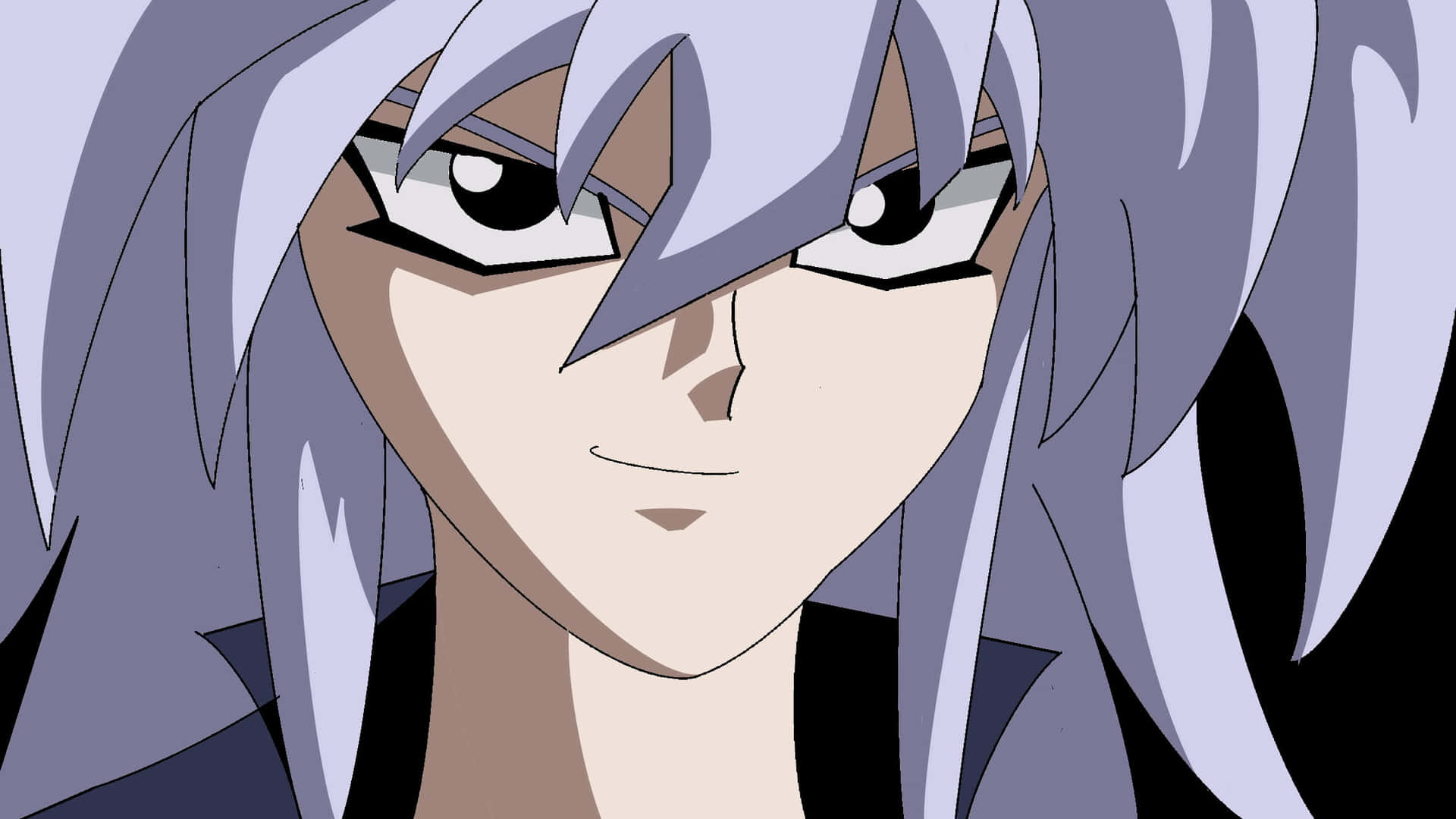 Yami Bakura smirking with an evil look in his eyes Wallpaper