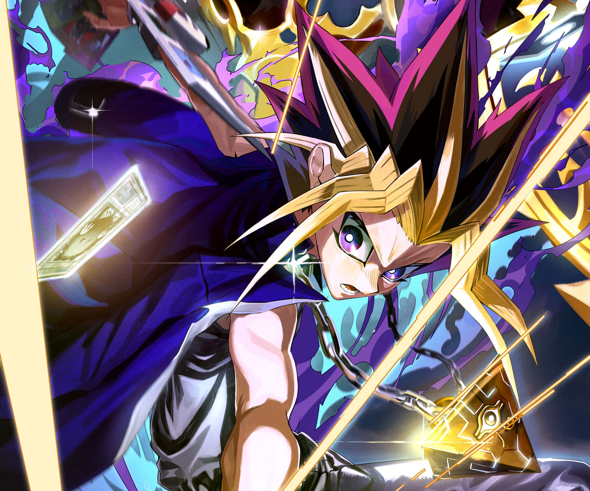 Yami Yugi - The Master Duelist of the Shadow Realm Wallpaper